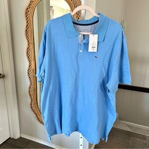 Vineyard Vines / NWT For Target Blue Polo Collared T-Shirt